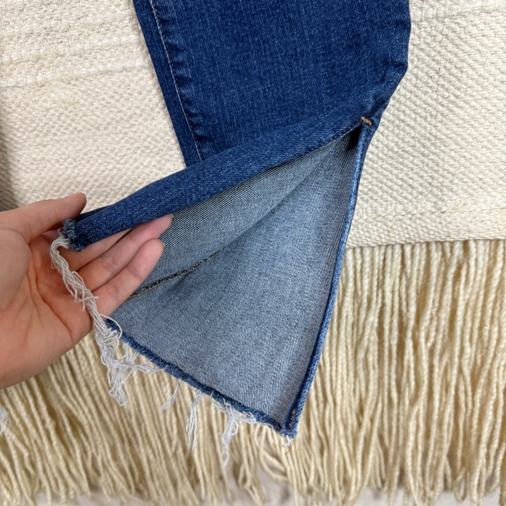 FAVORITE DAUGHTER Dallas wash The Valentina Shortie super high rise jean SIZE 25 - Picture 4 of 11